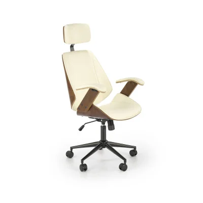 IGNAZIO CHAIR, CREAM WALNUT